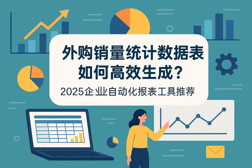 外购销量统计数据表如何高效生成？2025企业自动化报表工具推荐