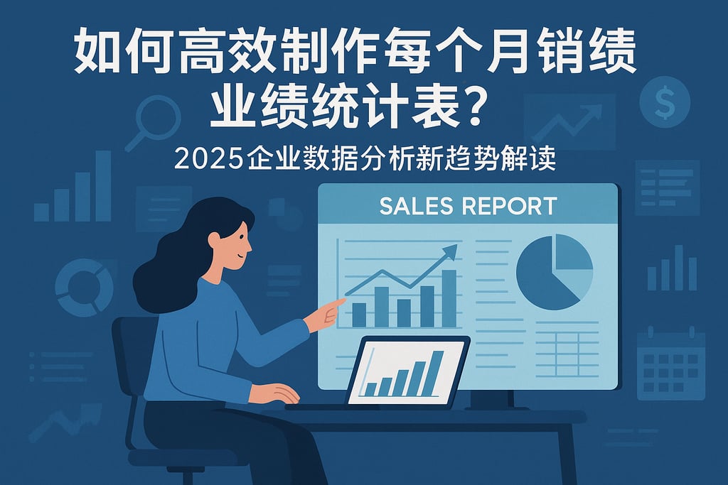 如何高效制作每个月销售业绩统计表？2025企业数据分析新趋势解读