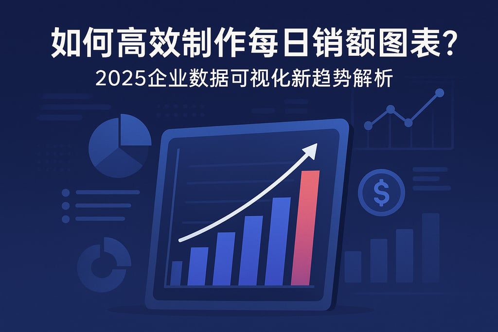 如何高效制作每日销售额图表？2025企业数据可视化新趋势解析