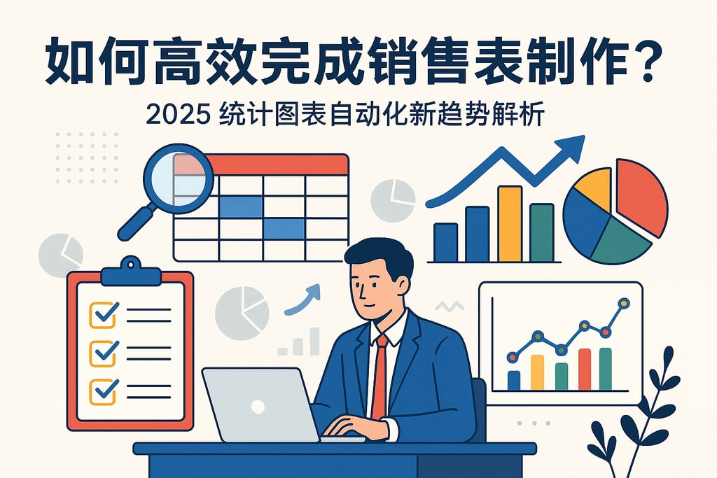 如何高效完成销售表制作？2025统计图表自动化新趋势解析