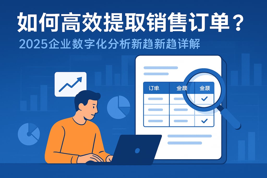 如何高效提取销售订单数据？2025企业数字化分析新趋势详解