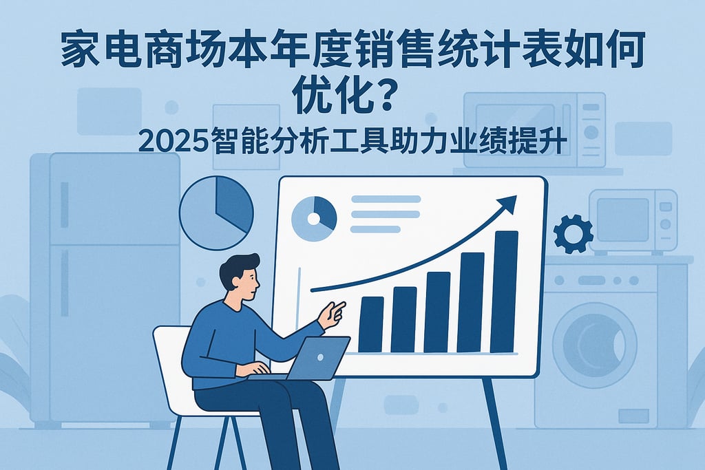 家电商场本年度销售统计表如何优化？2025智能分析工具助力业绩提升