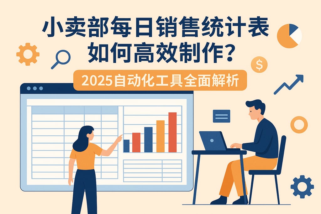 小卖部每日销售统计表如何高效制作？2025自动化工具全面解析