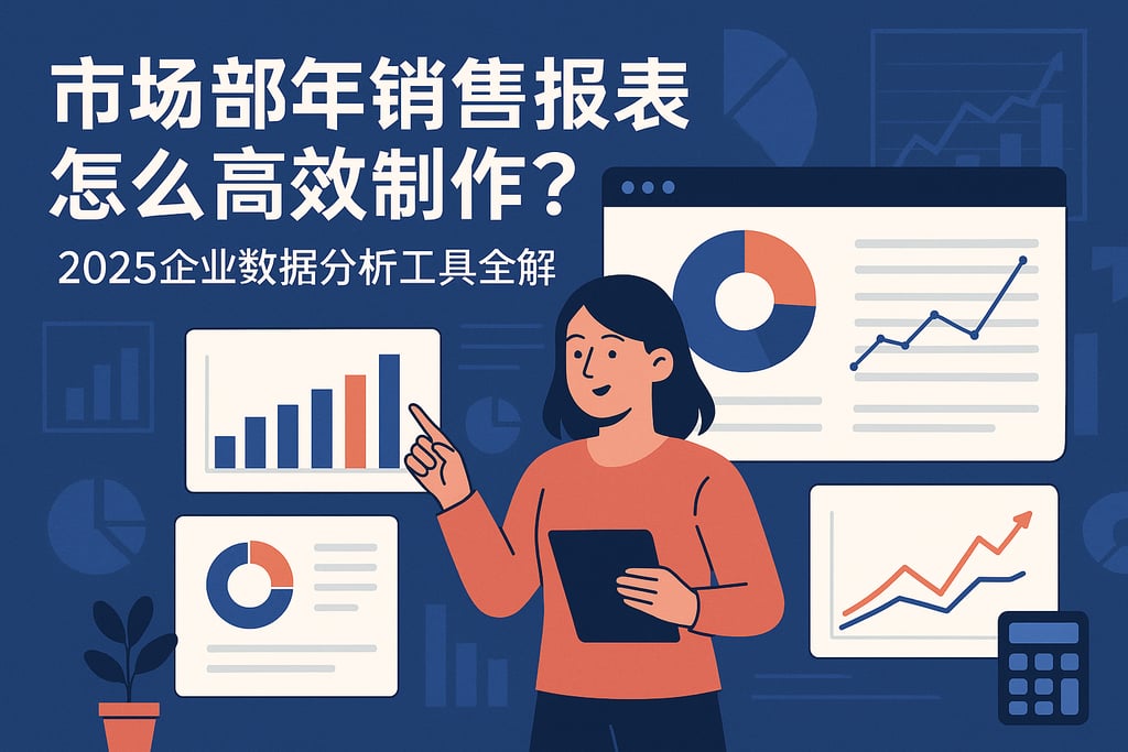 市场部年销售报表怎么高效制作？2025企业数据分析工具全解