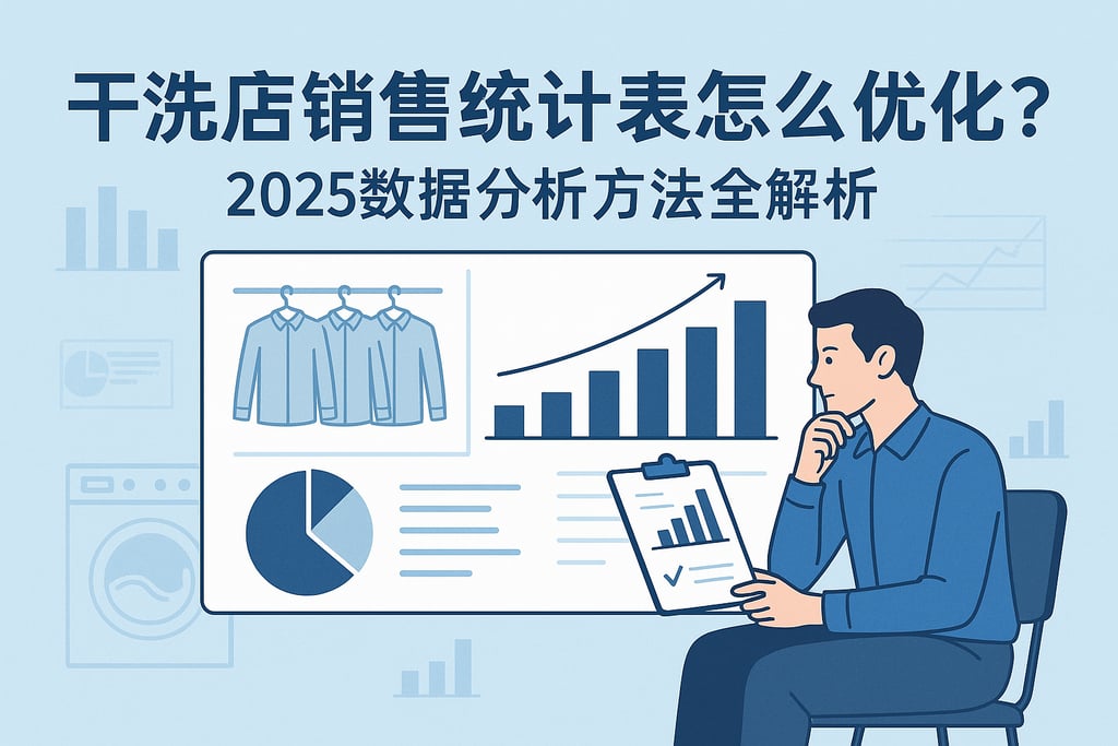 干洗店销售统计表怎么优化？2025数据分析方法全解析