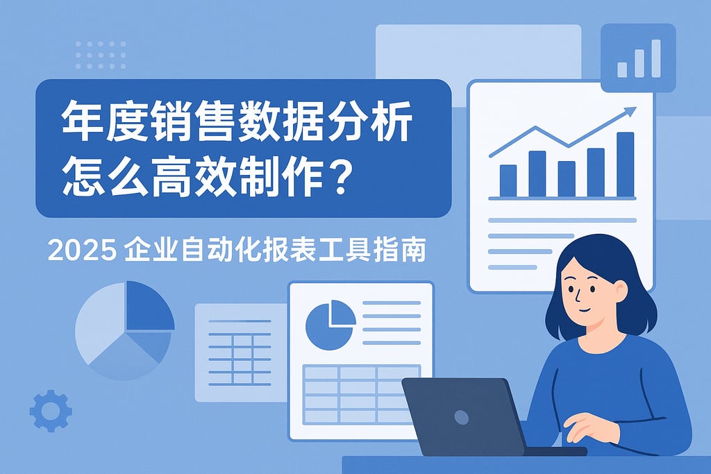 年度销售数据分析表怎么高效制作？2025企业自动化报表工具指南