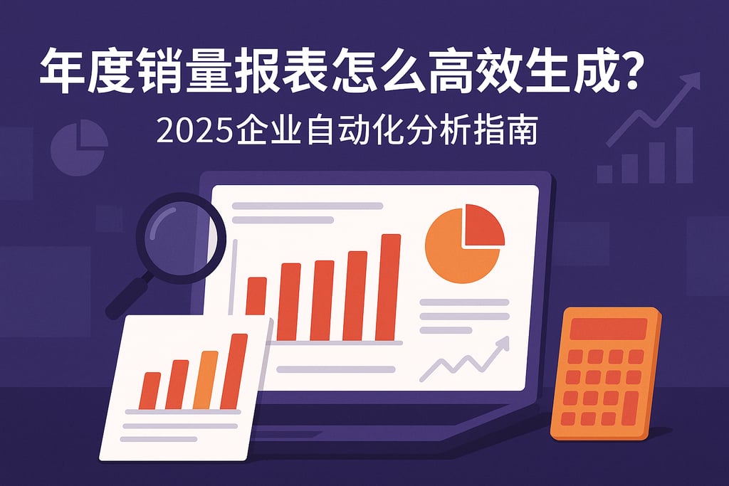 年度销量报表怎么高效生成？2025企业自动化分析指南