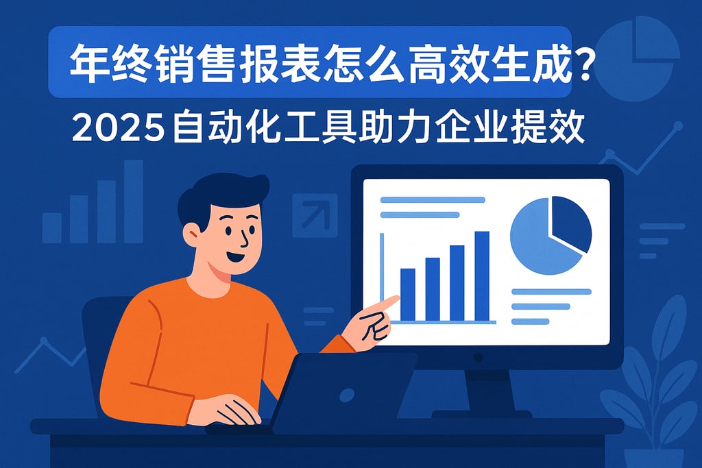 年终销售报表怎么高效生成？2025自动化工具助力企业提效