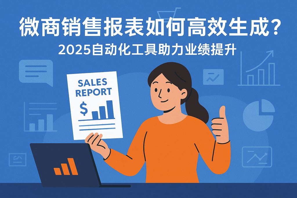 微商销售报表如何高效生成？2025自动化工具助力业绩提升