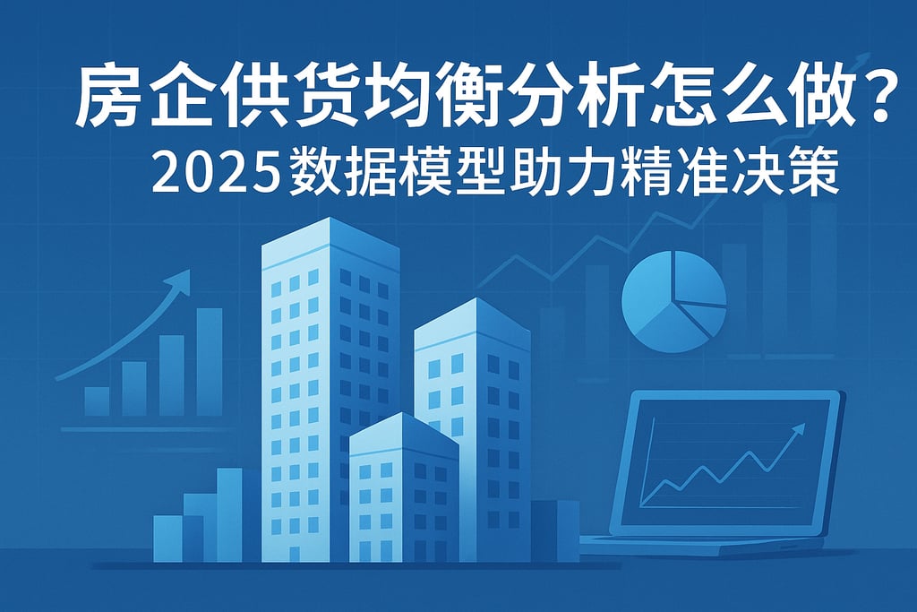 房企供货均衡分析怎么做？2025数据模型助力精准决策