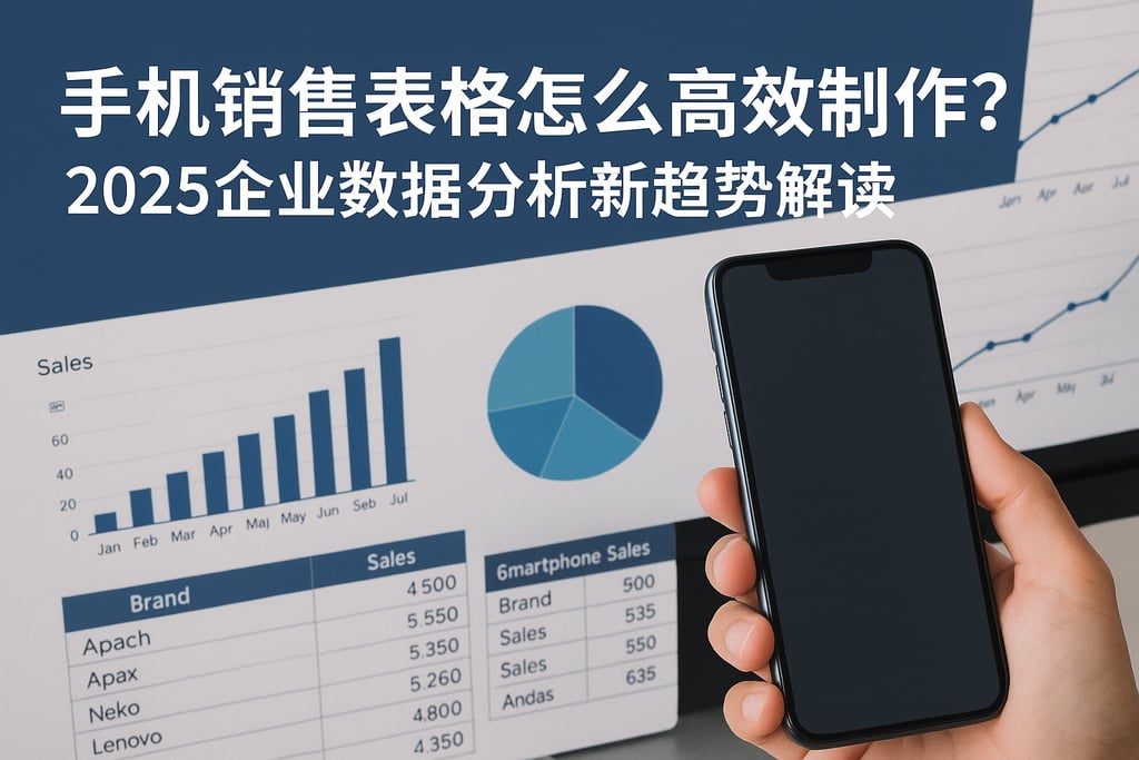 手机销售表格怎么高效制作？2025企业数据分析新趋势解读