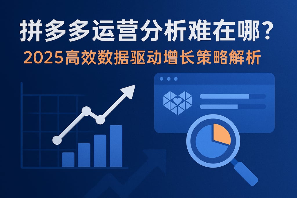 拼多多运营分析难在哪？2025高效数据驱动增长策略解析
