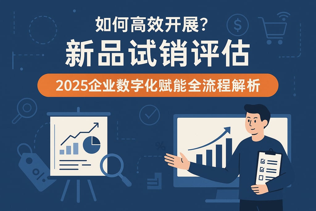 新品试销评估如何高效开展？2025企业数字化赋能全流程解析