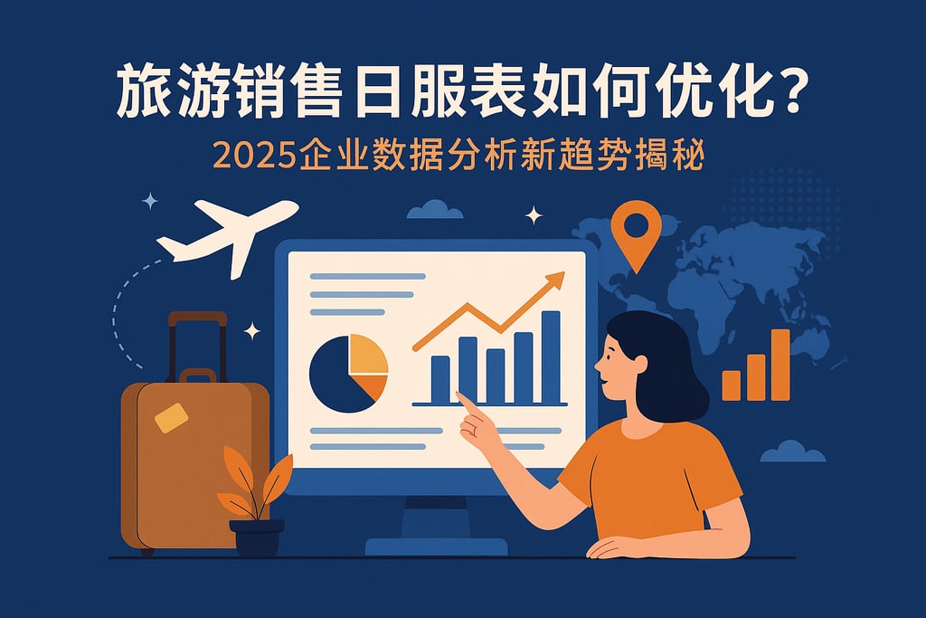 旅游销售日报表如何优化？2025企业数据分析新趋势揭秘