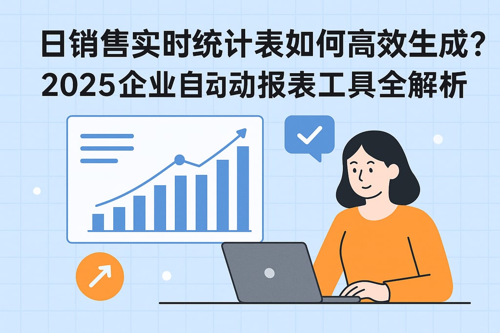 日销售实时统计表如何高效生成？2025企业自动报表工具全解析