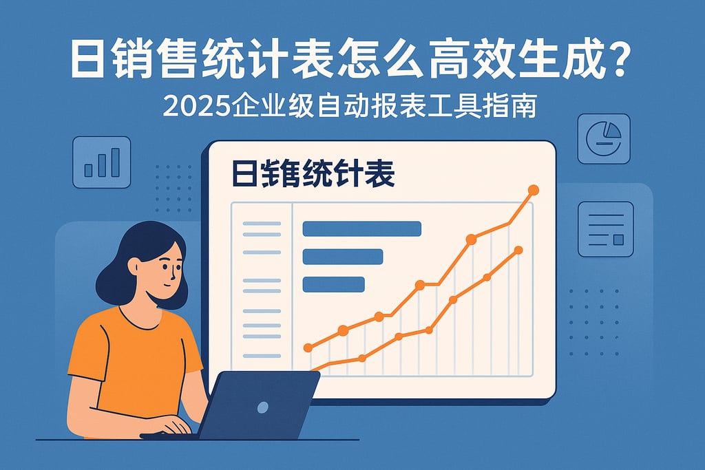 日销售统计表怎么高效生成？2025企业级自动报表工具指南