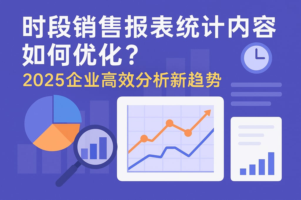 时段销售报表统计内容如何优化？2025企业高效分析新趋势