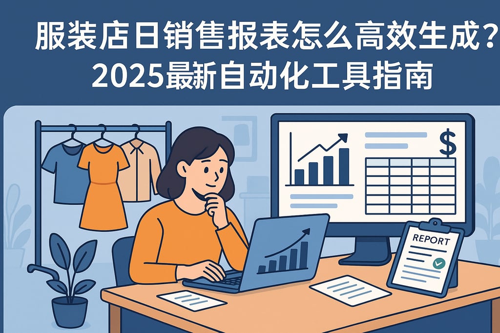 服装店日销售报表怎么高效生成？2025最新自动化工具指南