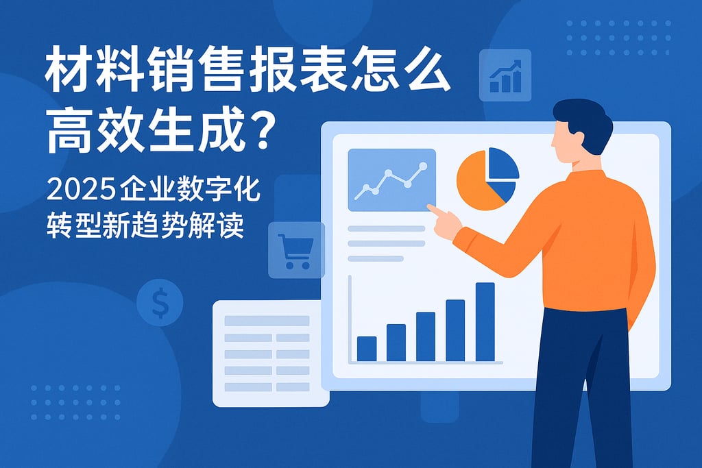 材料销售报表怎么高效生成？2025企业数字化转型新趋势解读