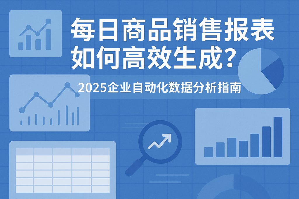 每日商品销售报表如何高效生成？2025企业自动化数据分析指南