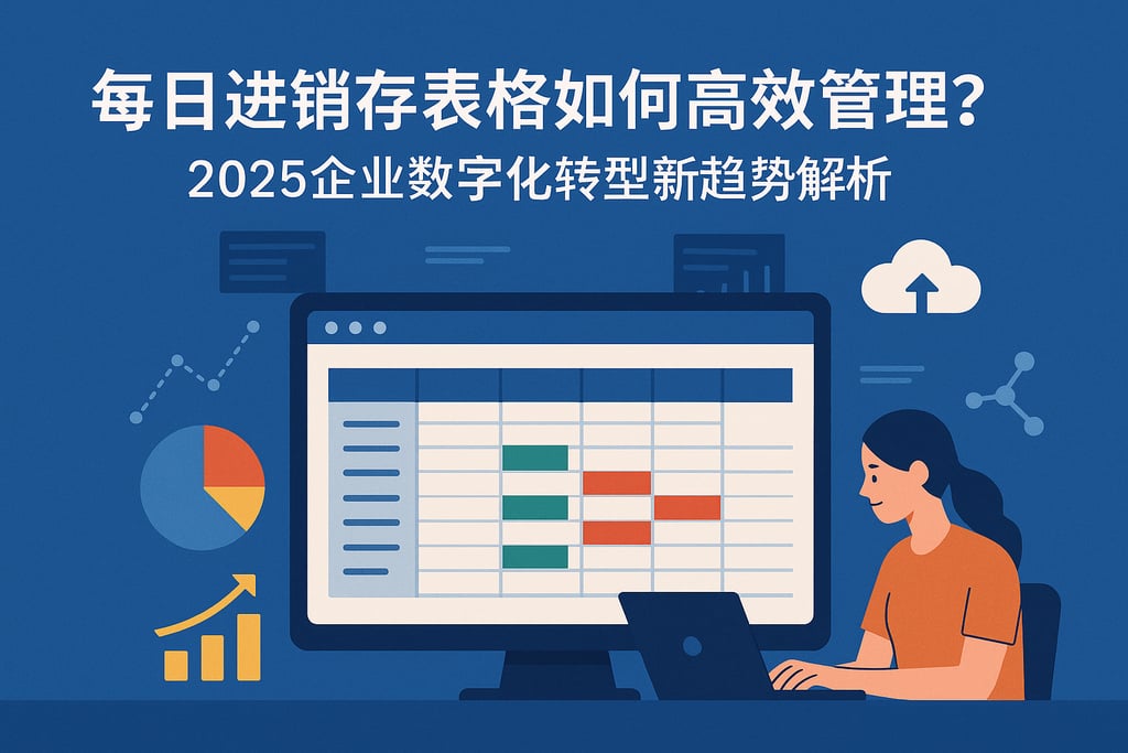 每日进销存表格如何高效管理？2025企业数字化转型新趋势解析