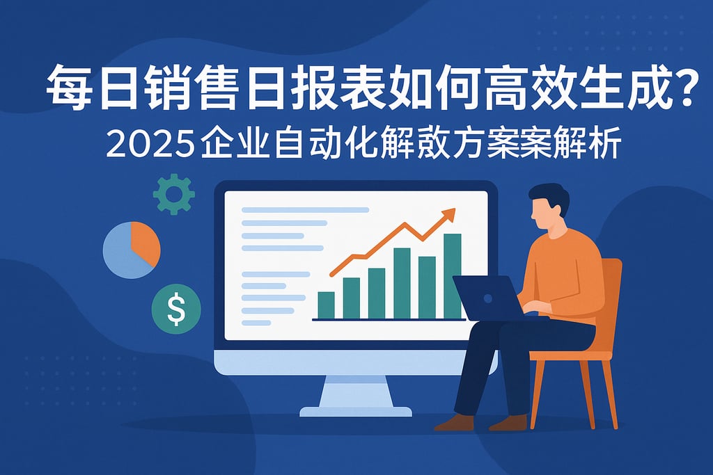 每日销售日报表如何高效生成？2025企业自动化解决方案解析