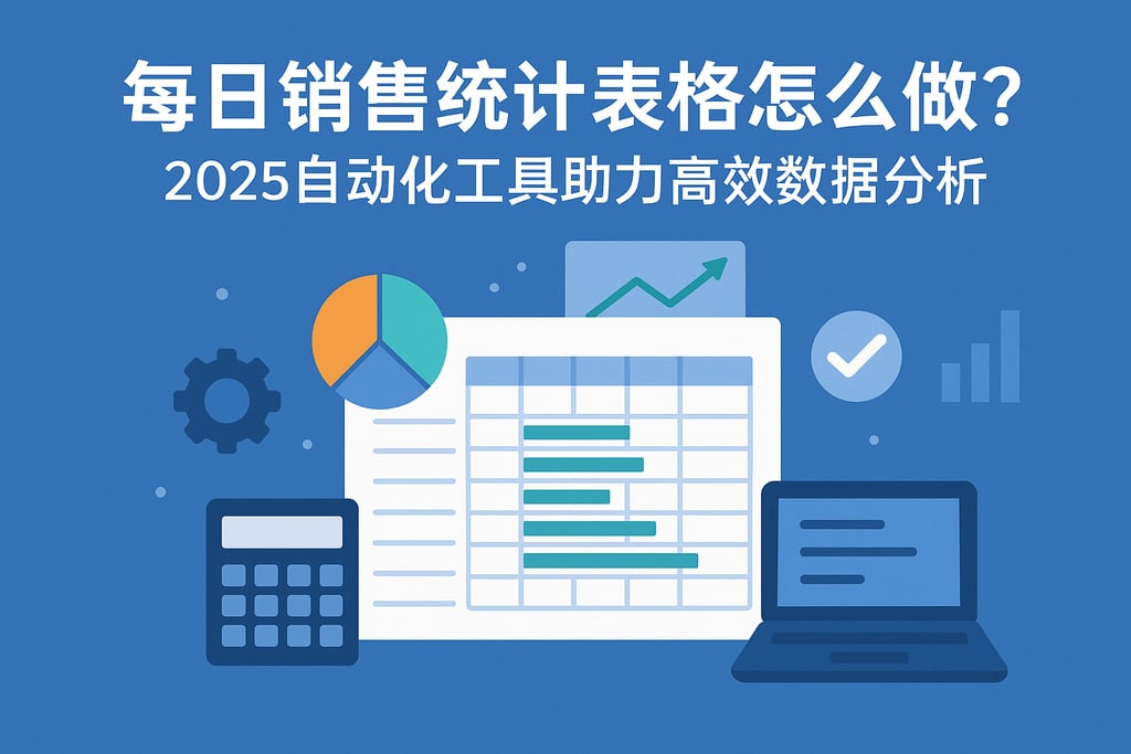 每日销售统计表格怎么做？2025自动化工具助力高效数据分析