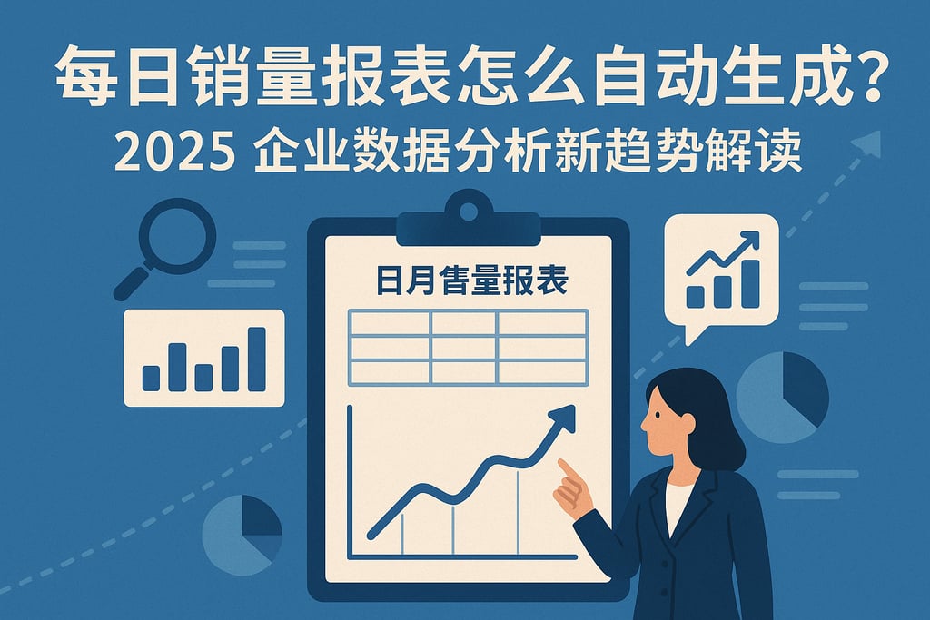 每日销量报表怎么自动生成？2025企业数据分析新趋势解读