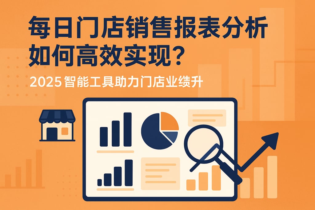 每日门店销售报表分析如何高效实现？2025智能工具助力门店业绩提升