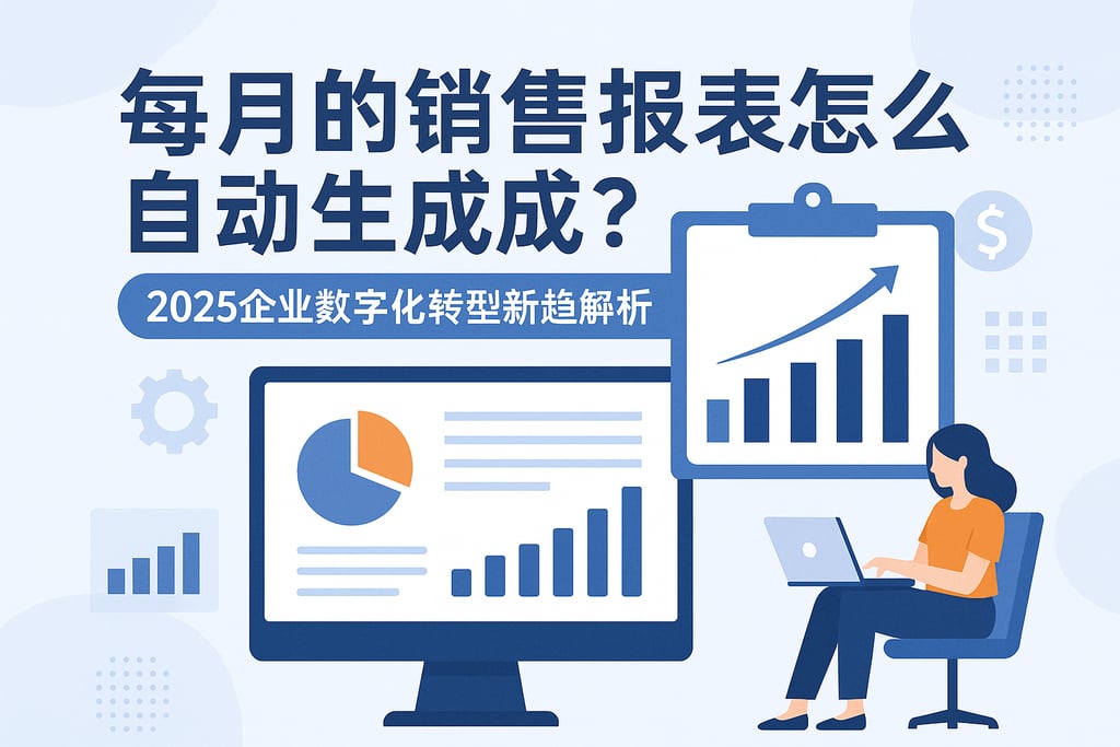 每月的销售报表怎么自动生成？2025企业数字化转型新趋势解析