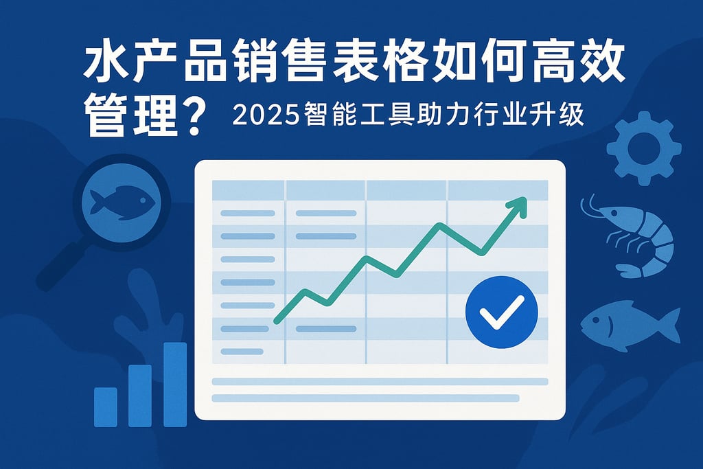水产品销售表格如何高效管理？2025智能工具助力行业升级
