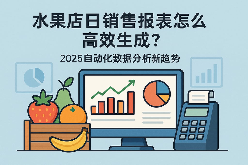 水果店日销售报表怎么高效生成？2025自动化数据分析新趋势