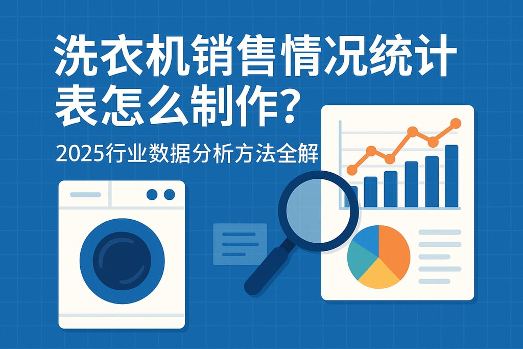 洗衣机销售情况统计表怎么制作？2025行业数据分析方法全解