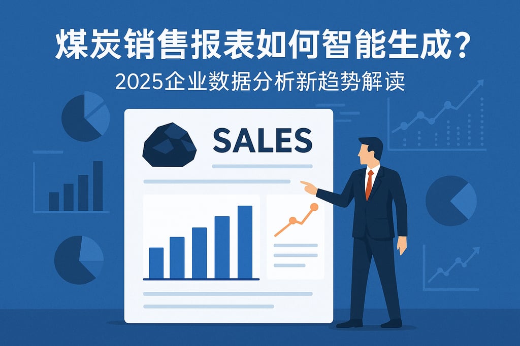 煤炭销售报表如何智能生成？2025企业数据分析新趋势解读