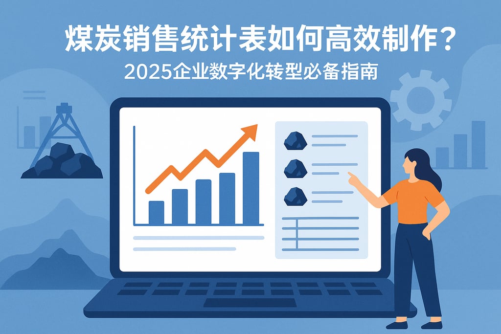 煤炭销售统计表如何高效制作？2025企业数字化转型必备指南