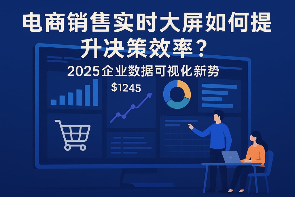 电商销售实时大屏如何提升决策效率？2025企业数据可视化新趋势