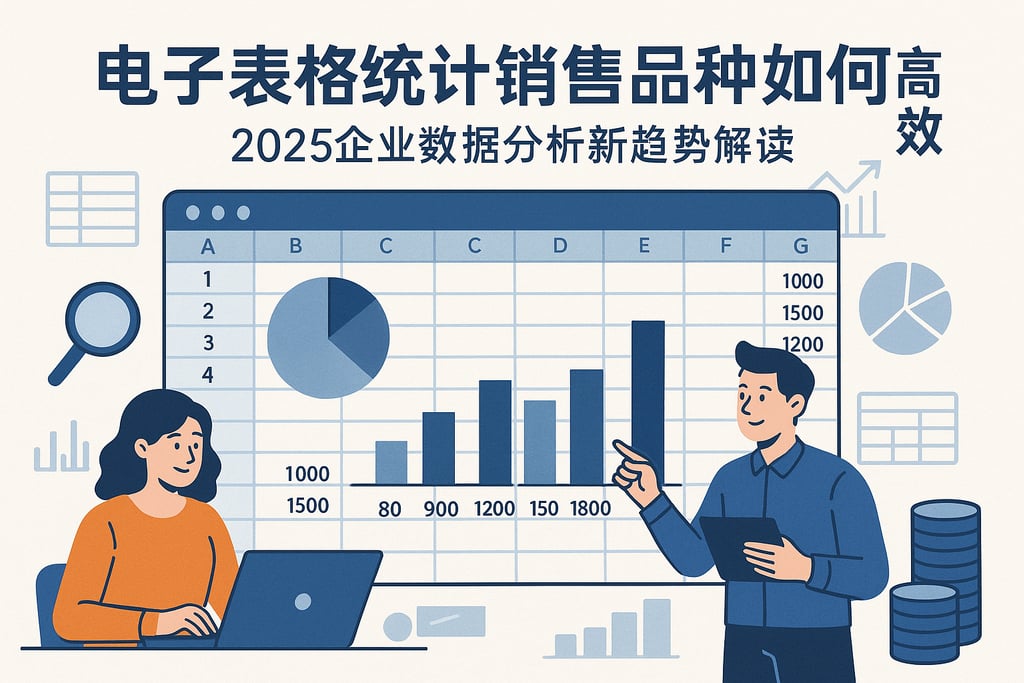 电子表格统计销售品种如何高效？2025企业数据分析新趋势解读