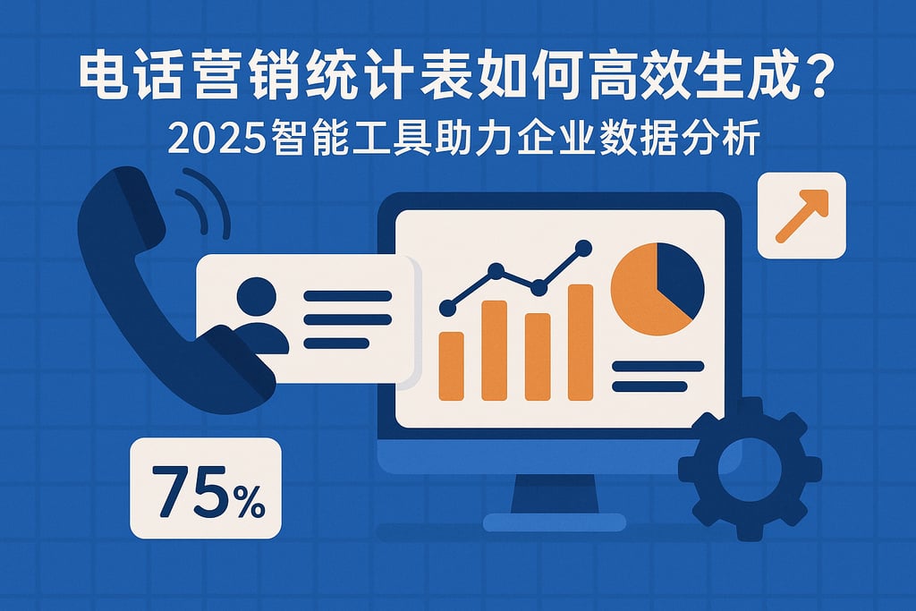 电话营销统计表如何高效生成？2025智能工具助力企业数据分析
