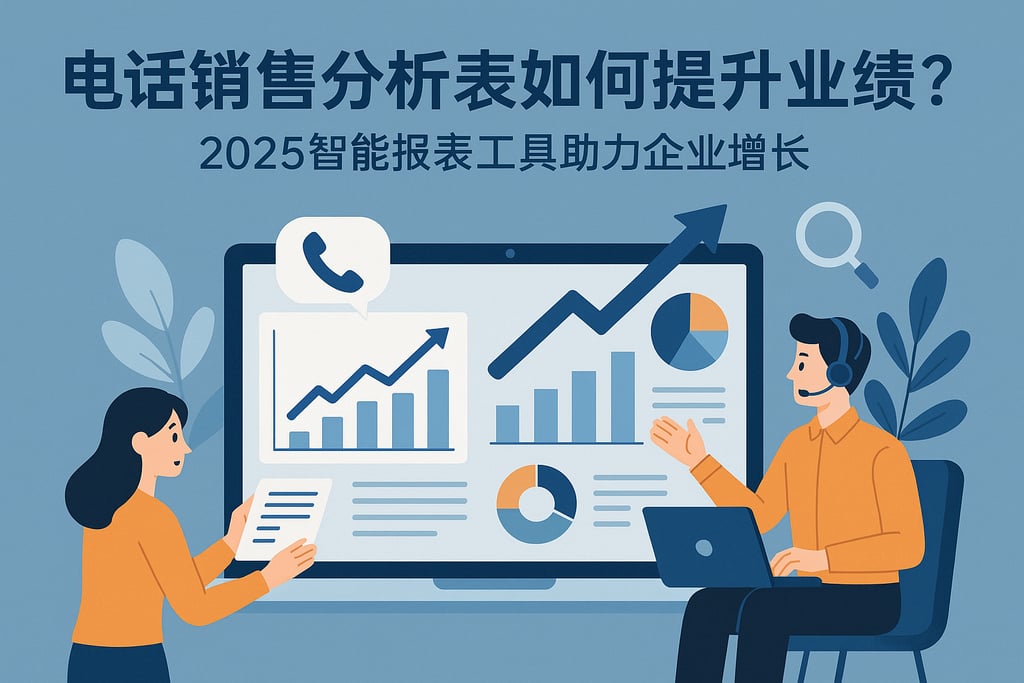 电话销售分析表如何提升业绩？2025智能报表工具助力企业增长
