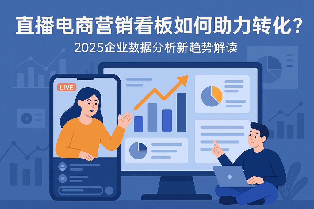 直播电商营销看板如何助力转化？2025企业数据分析新趋势解读