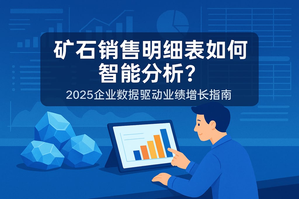 矿石销售明细表如何智能分析？2025企业数据驱动业绩增长指南