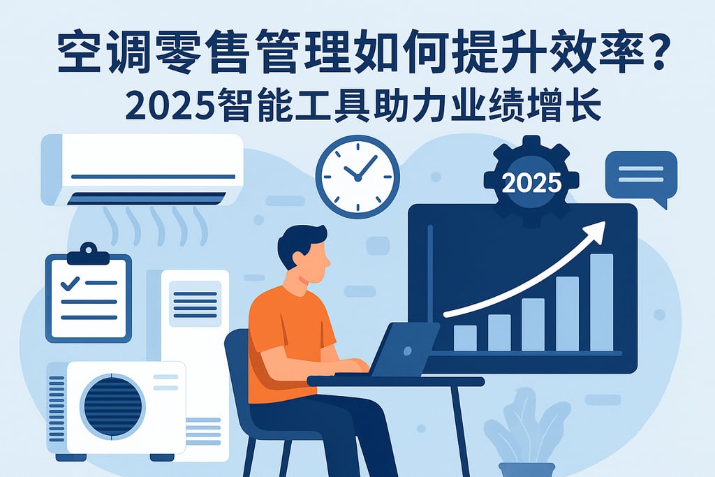 空调零售管理如何提升效率？2025智能工具助力业绩增长