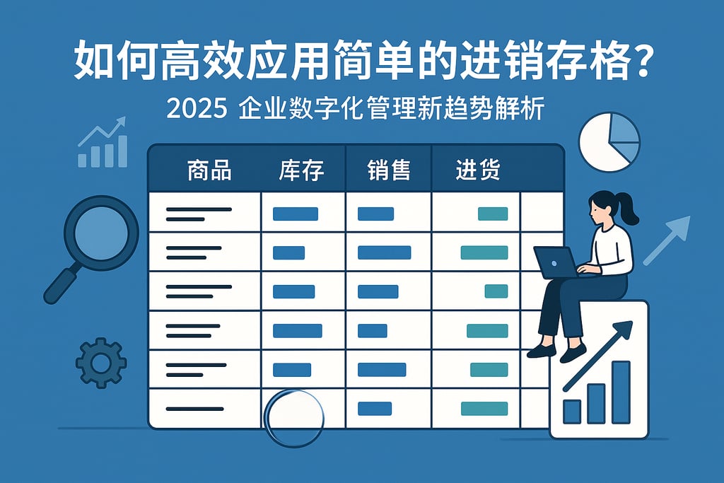 简单的进销存表格如何高效应用？2025企业数字化管理新趋势解析