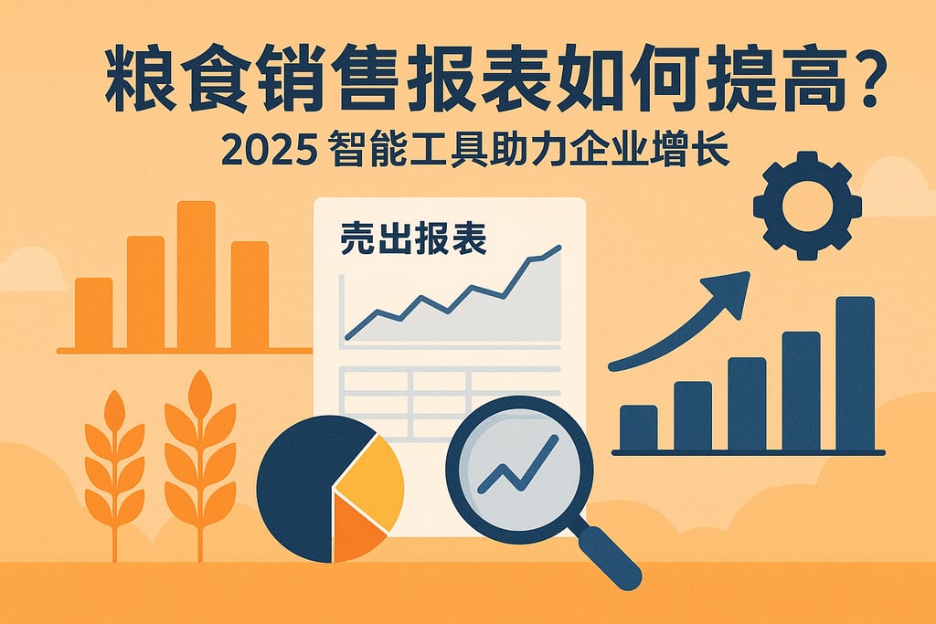 粮食销售报表如何提升效率？2025智能工具助力企业增长