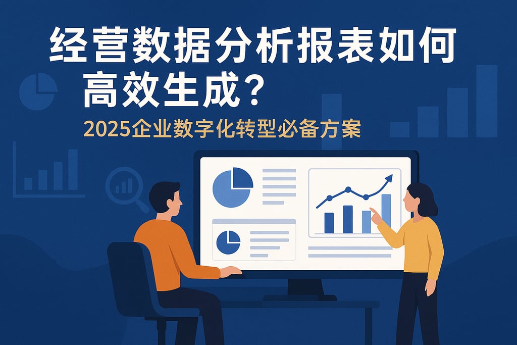 经营数据分析报表如何高效生成？2025企业数字化转型必备方案