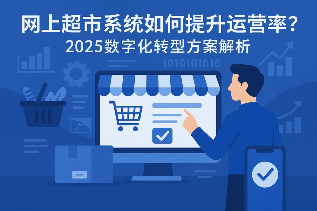 网上超市系统如何提升运营效率？2025数字化转型方案解析