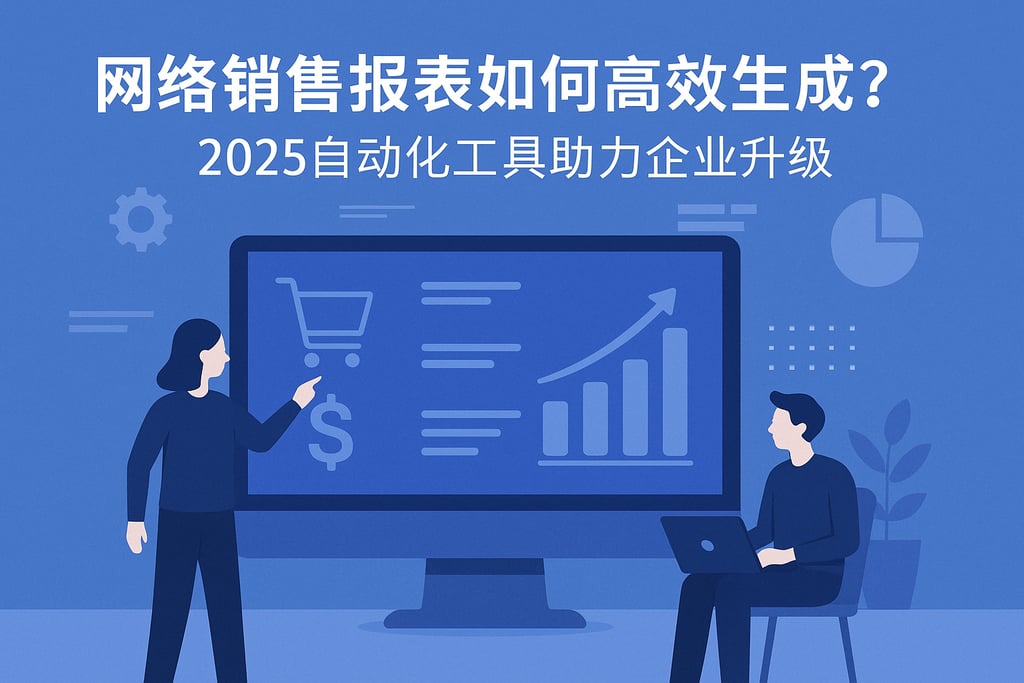 网络销售报表如何高效生成？2025自动化工具助力企业升级