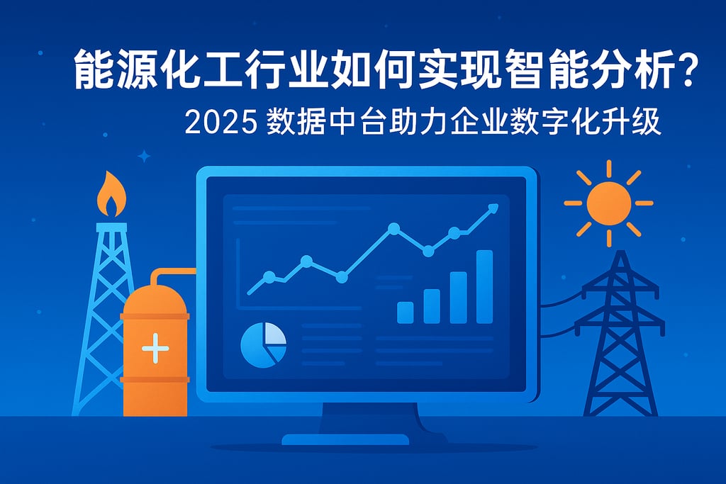 能源化工行业如何实现智能分析？2025数据中台助力企业数字化升级