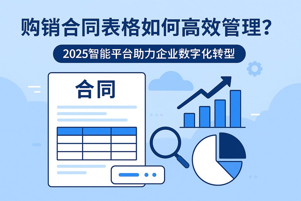 购销合同表格如何高效管理？2025智能平台助力企业数字化转型