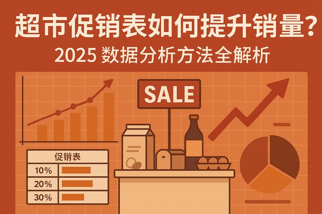 超市促销表如何提升销量？2025数据分析方法全解析